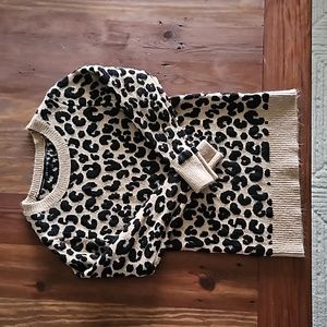 EUC Love Ellie Cheetah Sweater